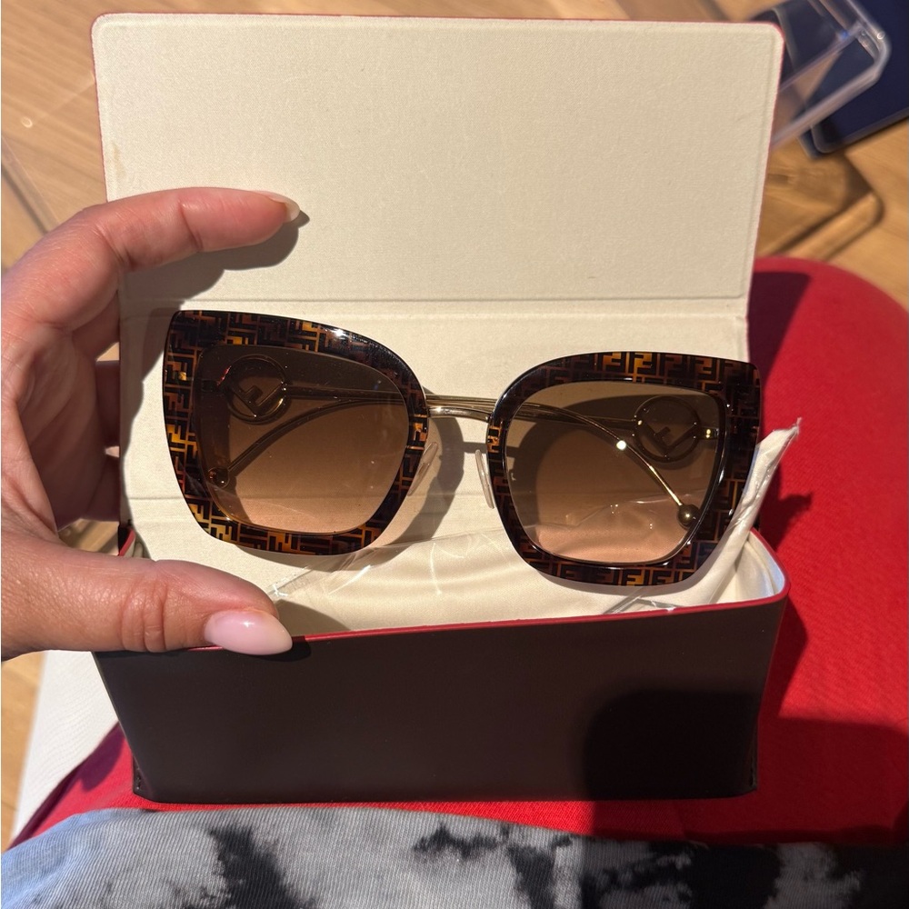 Fendi Women's Tortoise Shell Sunglasses